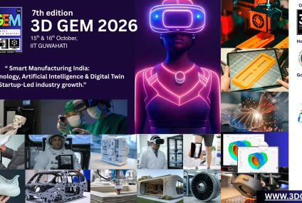 Announcing the 7th edition of 3D GEM 2026 to be held first time in North East, IIT Guwahati on 15th & 16th October