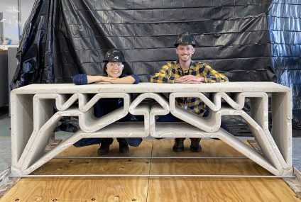 MIT’s 3D-Printed Concrete Bridge Shows Printer Hardware, Not Concrete, Is the Limiting Factor